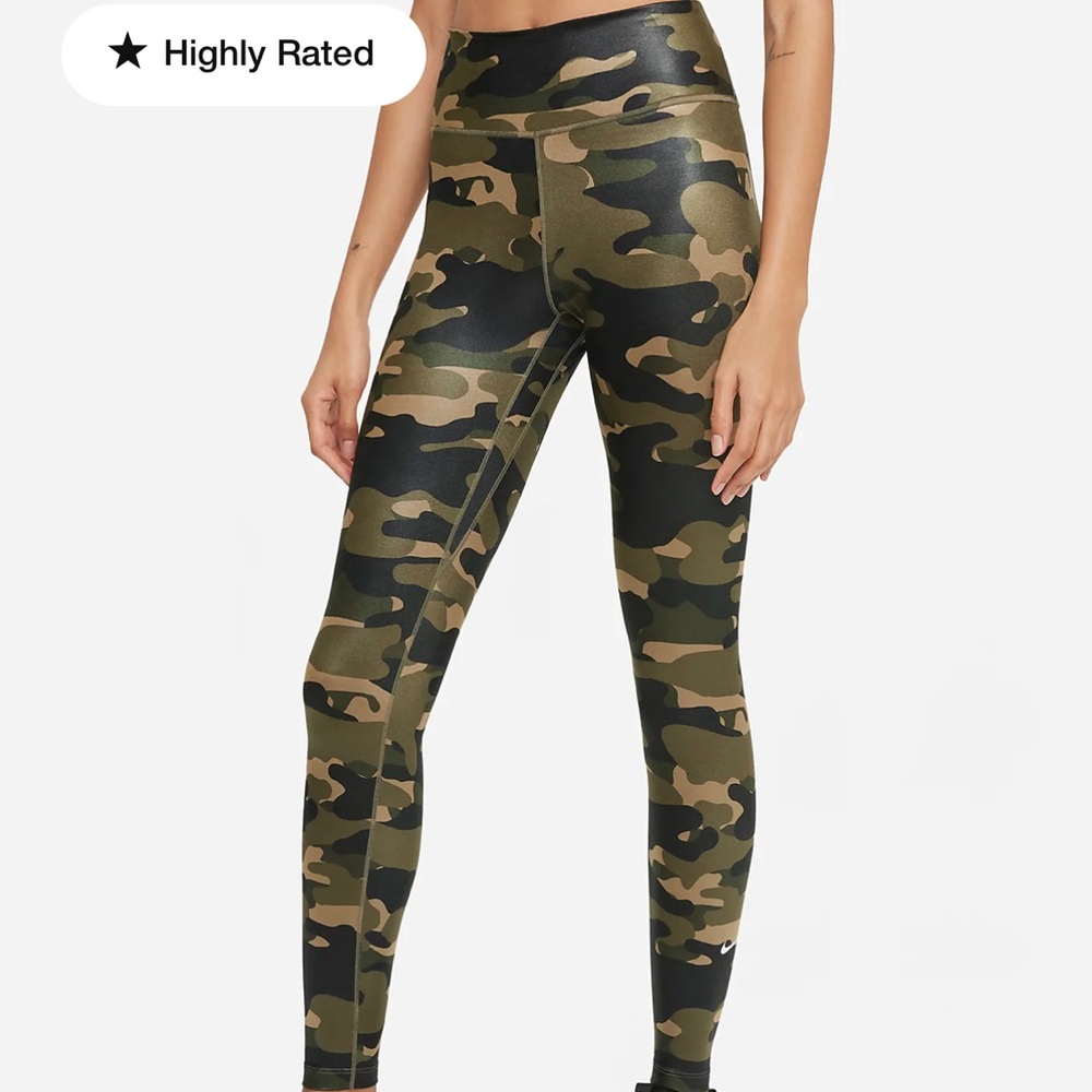 Nike one mid rise camo legging sz Xs NWT